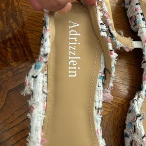 Adrizzlein Womens Slingback Flat Pumps